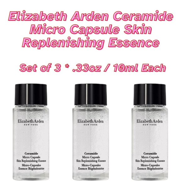 Elizabeth Arden Ceramide Micro Capsule Skin Replenishing Essence Set Of 3 X .33o - Picture 1 of 4